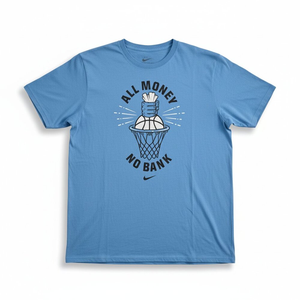 Nike Men's "All Money No Bank" Graphic T-shirt (XXXL)